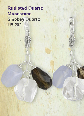 Rutilated Quartz Earring